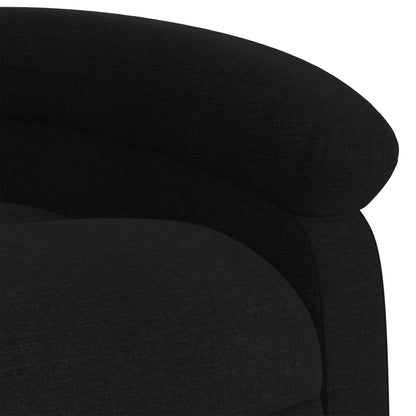 vidaXL Relaxsessel Schwarzer Stoff
