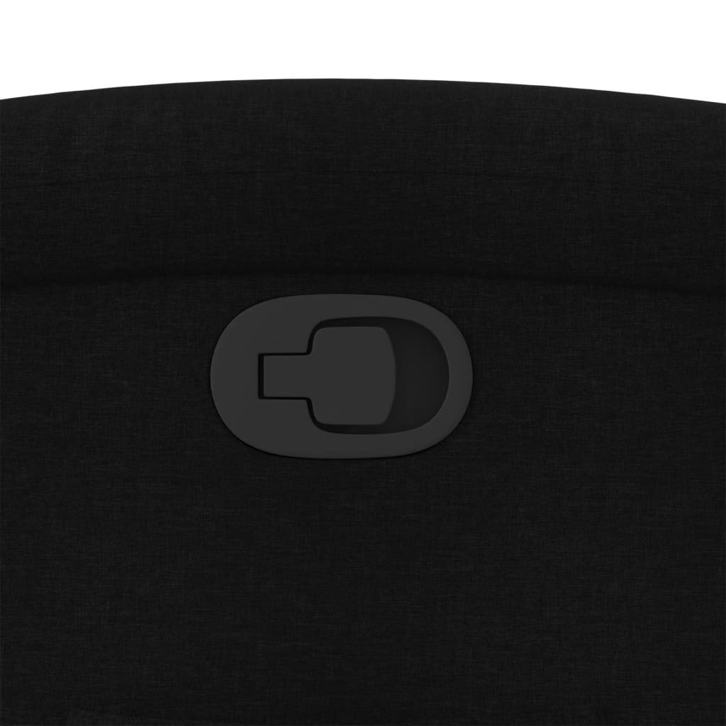 vidaXL Relaxsessel Schwarzer Stoff