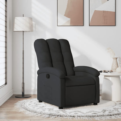 vidaXL Relaxsessel Schwarzer Stoff