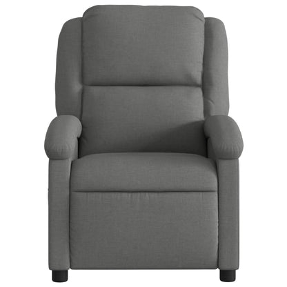 vidaXL Massage-Relaxsessel, Stoff, Dunkelgrau