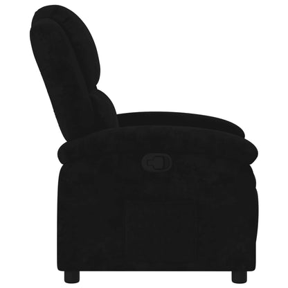 vidaXL Relaxsessel Schwarzer Samt