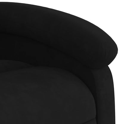 vidaXL Relaxsessel Schwarzer Samt