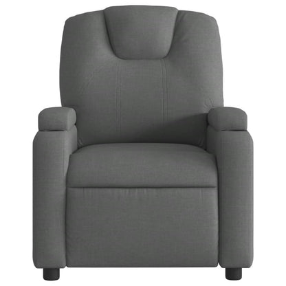 vidaXL Fauteuil de relaxation gris foncé en tissu