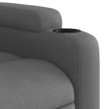vidaXL Fauteuil de relaxation gris foncé en tissu
