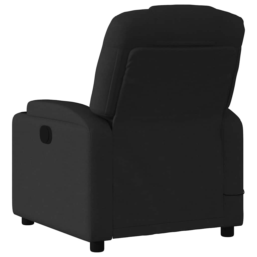 vidaXL Massage-Relaxsessel, Stoff, Schwarz