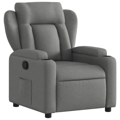 vidaXL Fauteuil de relaxation gris foncé en tissu