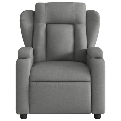 vidaXL Fauteuil de relaxation gris foncé en tissu