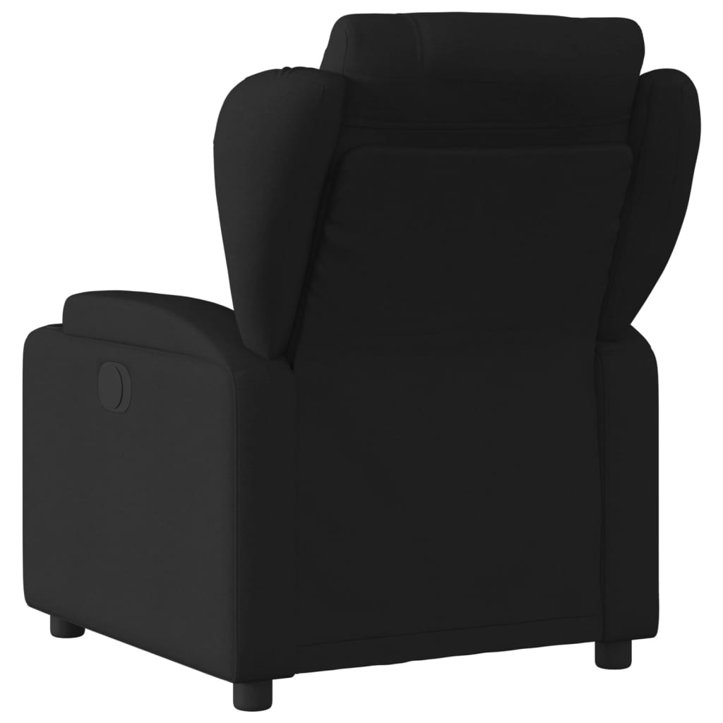 vidaXL Relaxsessel Schwarzer Stoff