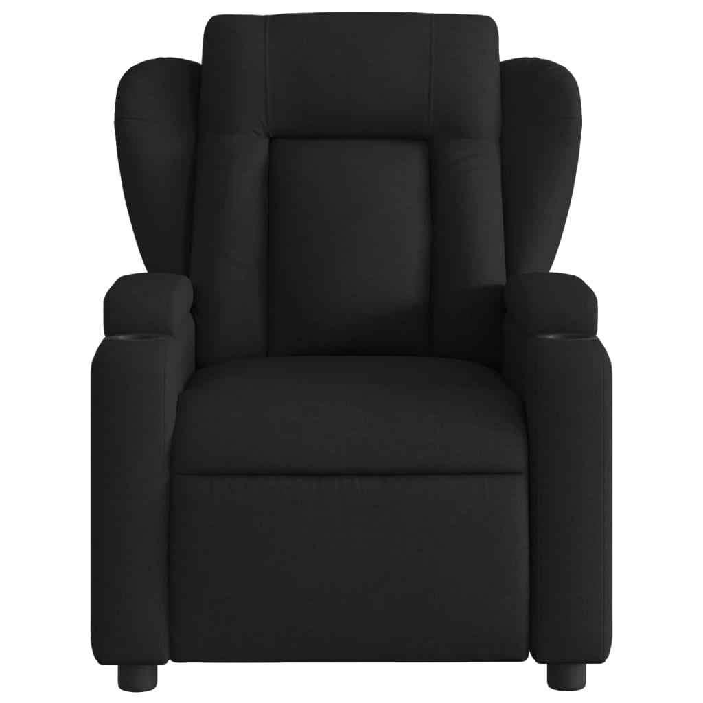 vidaXL Relaxsessel Schwarzer Stoff
