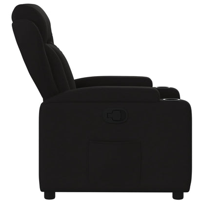 vidaXL Relaxsessel Schwarzer Stoff