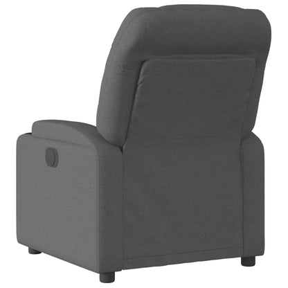 vidaXL Fauteuil de relaxation gris foncé en tissu