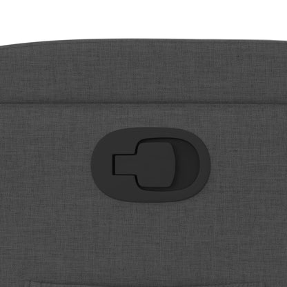 vidaXL Fauteuil de relaxation gris foncé en tissu