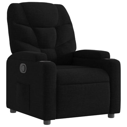 vidaXL Relaxsessel Schwarzer Stoff