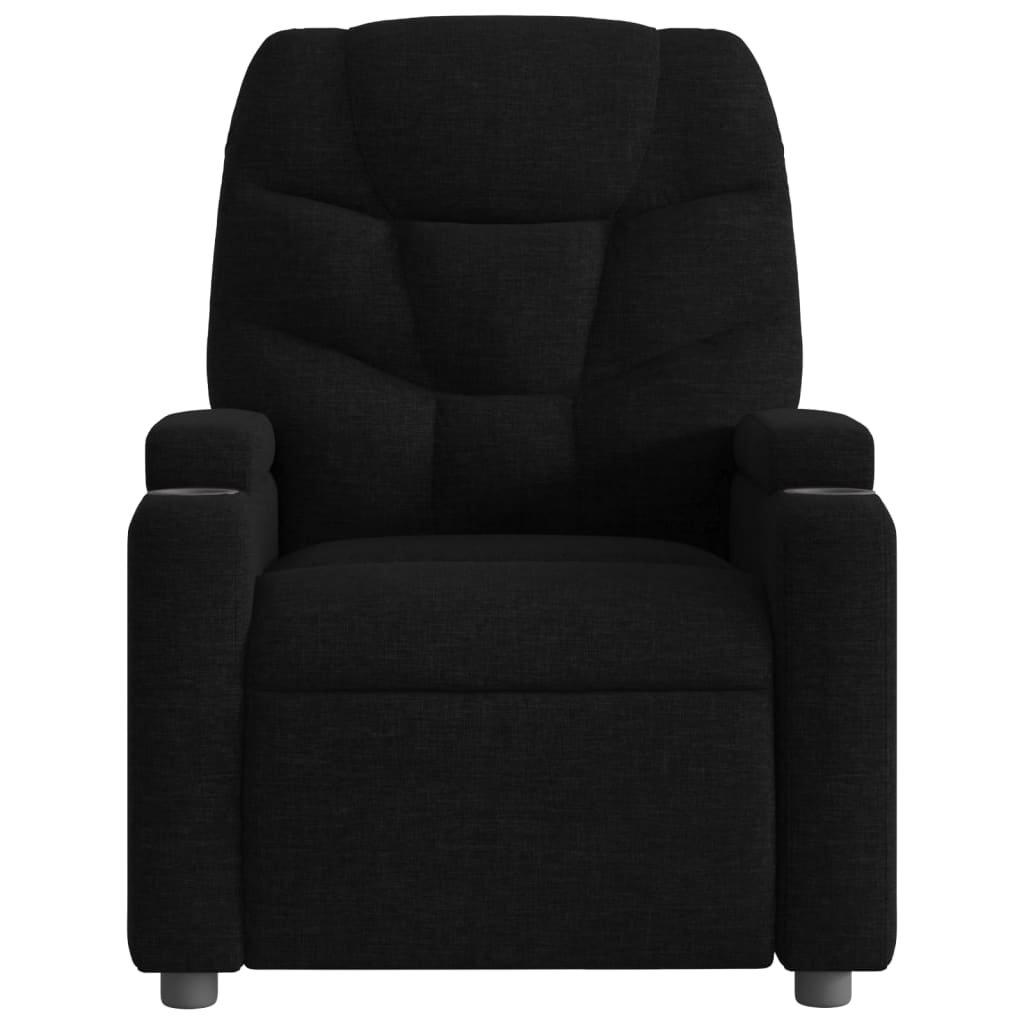 vidaXL Relaxsessel Schwarzer Stoff