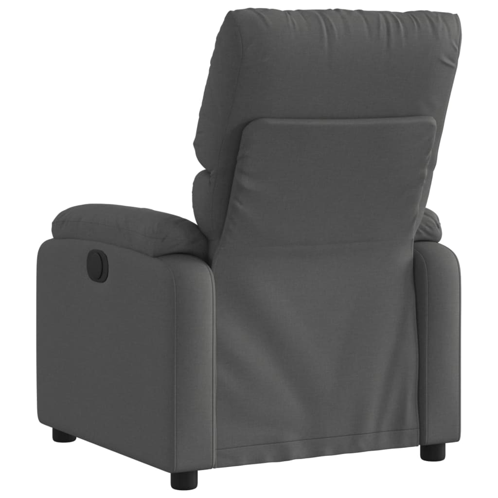 vidaXL Fauteuil de relaxation gris foncé en tissu