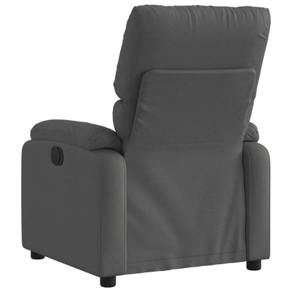 vidaXL Fauteuil de relaxation gris foncé en tissu
