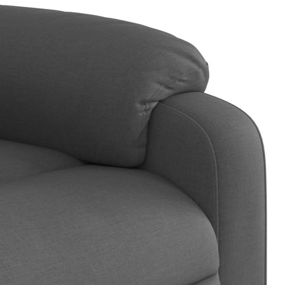 vidaXL Fauteuil de relaxation gris foncé en tissu