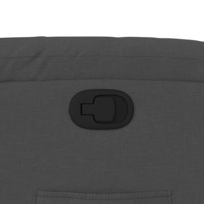 vidaXL Fauteuil de relaxation gris foncé en tissu