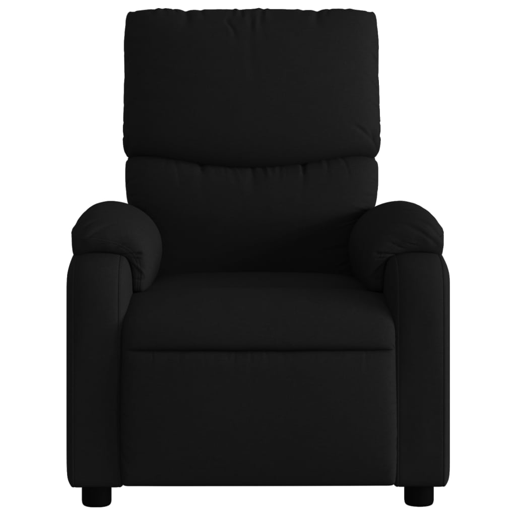 vidaXL Relaxsessel Schwarzer Stoff