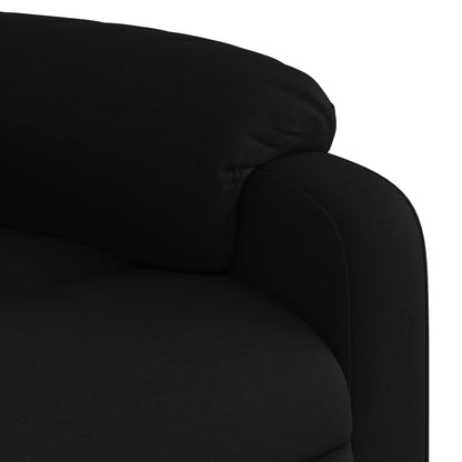 vidaXL Relaxsessel Schwarzer Stoff