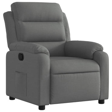 vidaXL Fauteuil de relaxation gris foncé en tissu