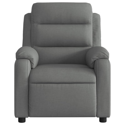 vidaXL Fauteuil de relaxation gris foncé en tissu