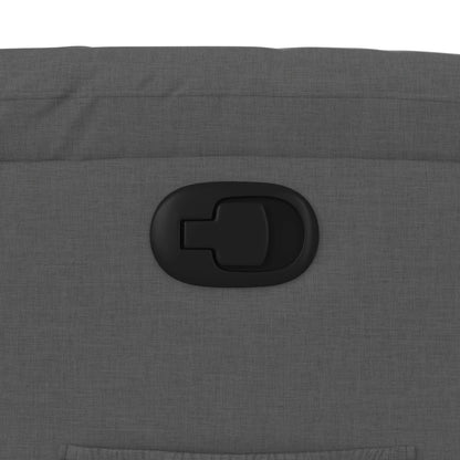 vidaXL Fauteuil de relaxation gris foncé en tissu