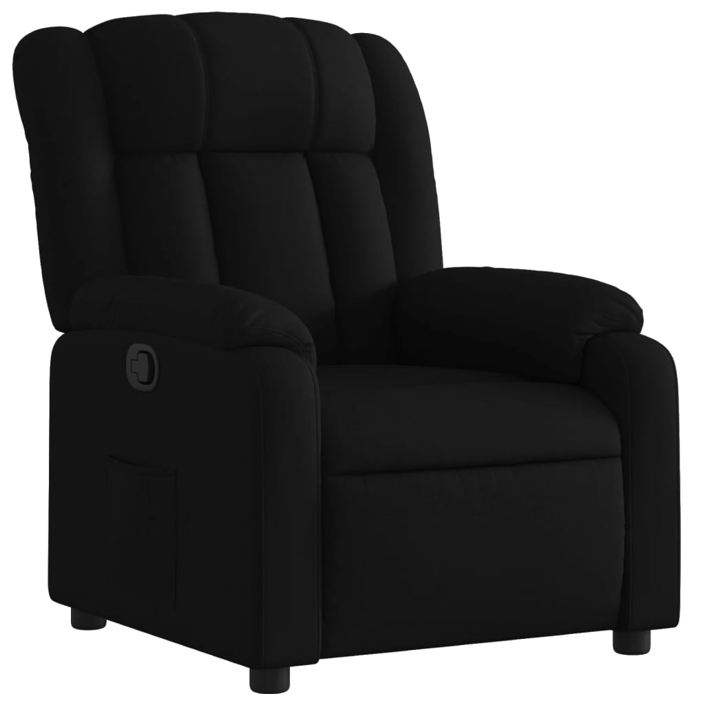 vidaXL Relaxsessel Schwarzer Stoff