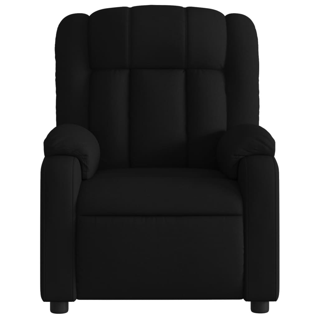vidaXL Relaxsessel Schwarzer Stoff