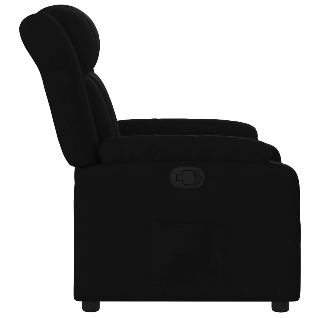 vidaXL Relaxsessel Schwarzer Stoff
