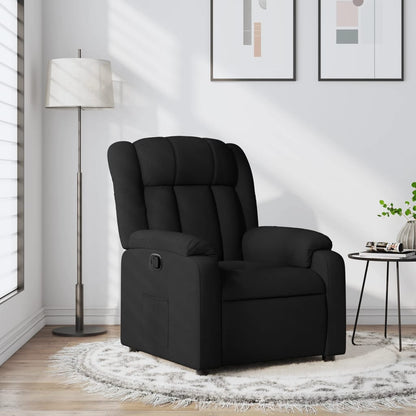 vidaXL Relaxsessel Schwarzer Stoff