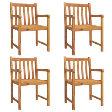 vidaXL Gartenstühle 4 Stk. 56x55,5x90 cm Massivholz Akazie