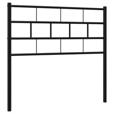 vidaXL Ersatz-Kopfteil Metall Schwarz 107 cm
