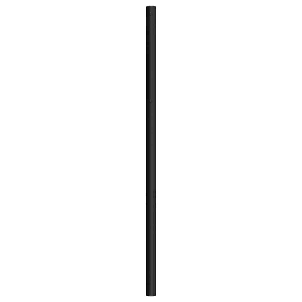 vidaXL Ersatz-Kopfteil Metall Schwarz 107 cm