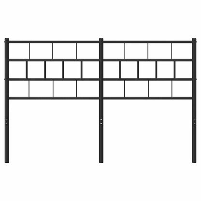 vidaXL Ersatz-Kopfteil Metall Schwarz 150 cm