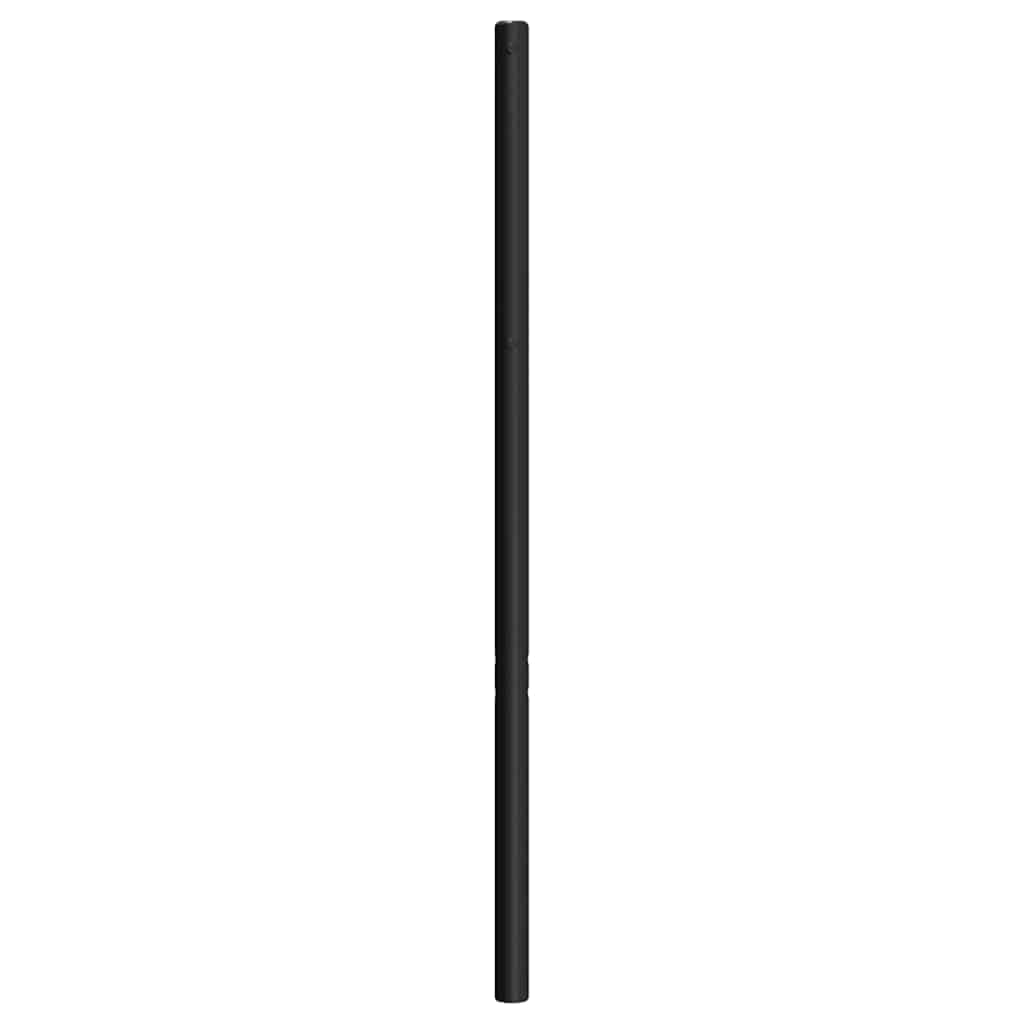 vidaXL Ersatz-Kopfteil Metall Schwarz 160 cm