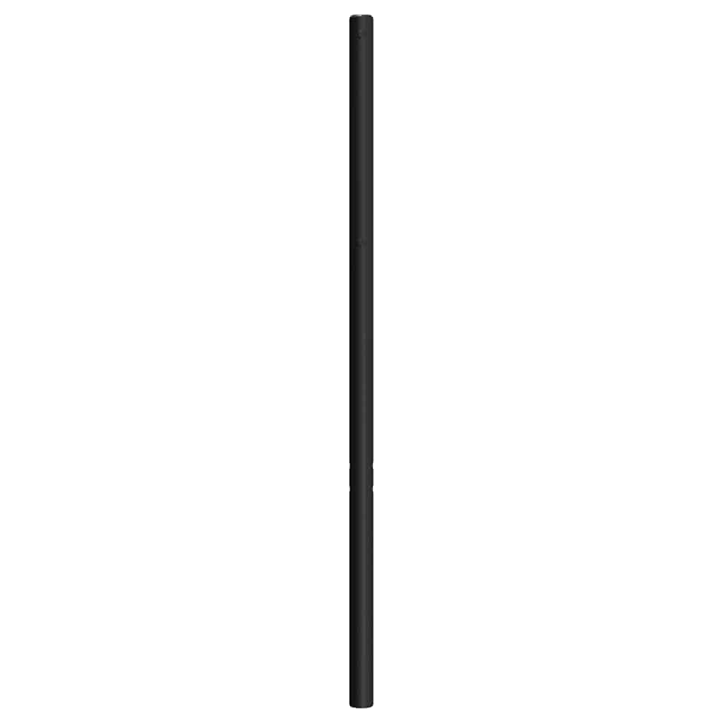 vidaXL Ersatz-Kopfteil Metall Schwarz 200 cm