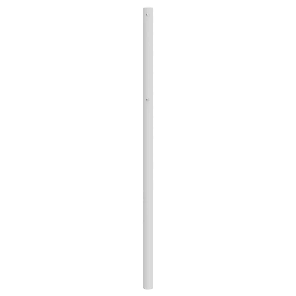 vidaXL Ersatz-Kopfteil Metall Weiß 80 cm