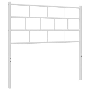 vidaXL Ersatz-Kopfteil Metall Weiß 100 cm