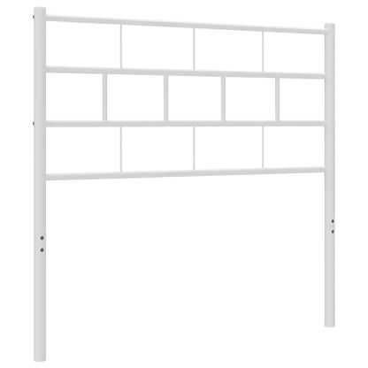 vidaXL Ersatz-Kopfteil Metall Weiß 100 cm