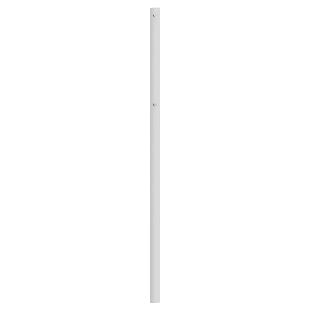 vidaXL Ersatz-Kopfteil Metall Weiß 100 cm