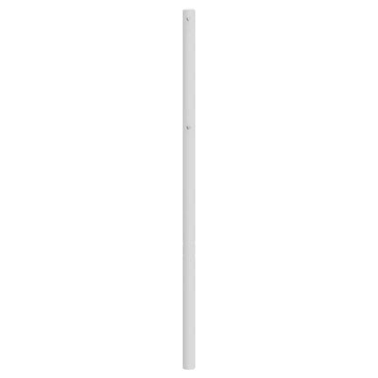 vidaXL Ersatz-Kopfteil Metall Weiß 160 cm