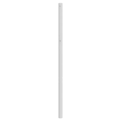 vidaXL Ersatz-Kopfteil Metall Weiß 200 cm