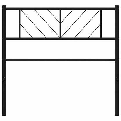 vidaXL Ersatz-Kopfteil Metall Schwarz 90 cm