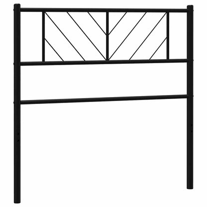 vidaXL Ersatz-Kopfteil Metall Schwarz 100 cm