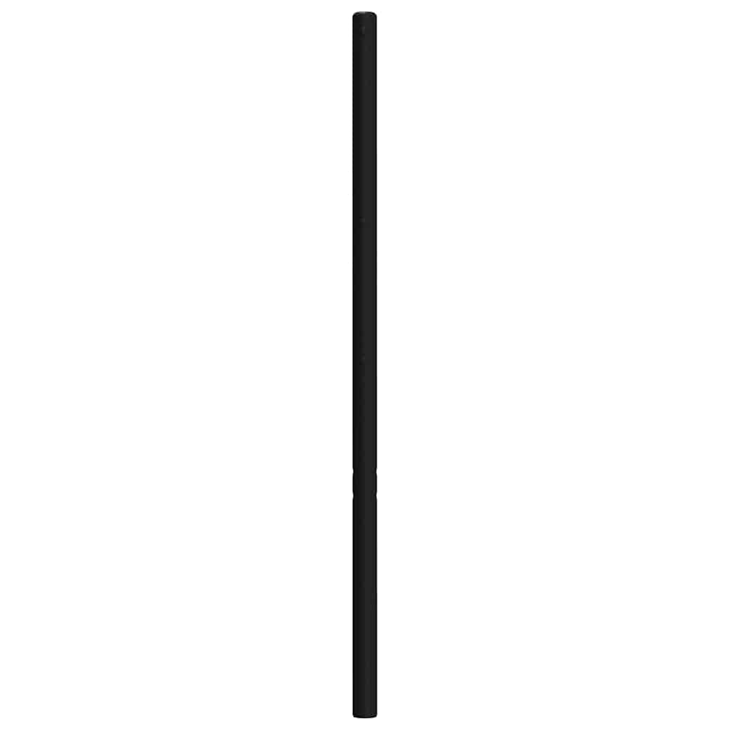 vidaXL Ersatz-Kopfteil Metall Schwarz 107 cm