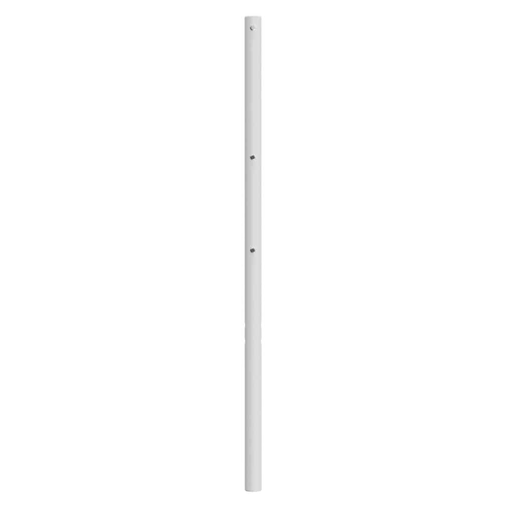 vidaXL Ersatz-Kopfteil Metall Weiß 90 cm