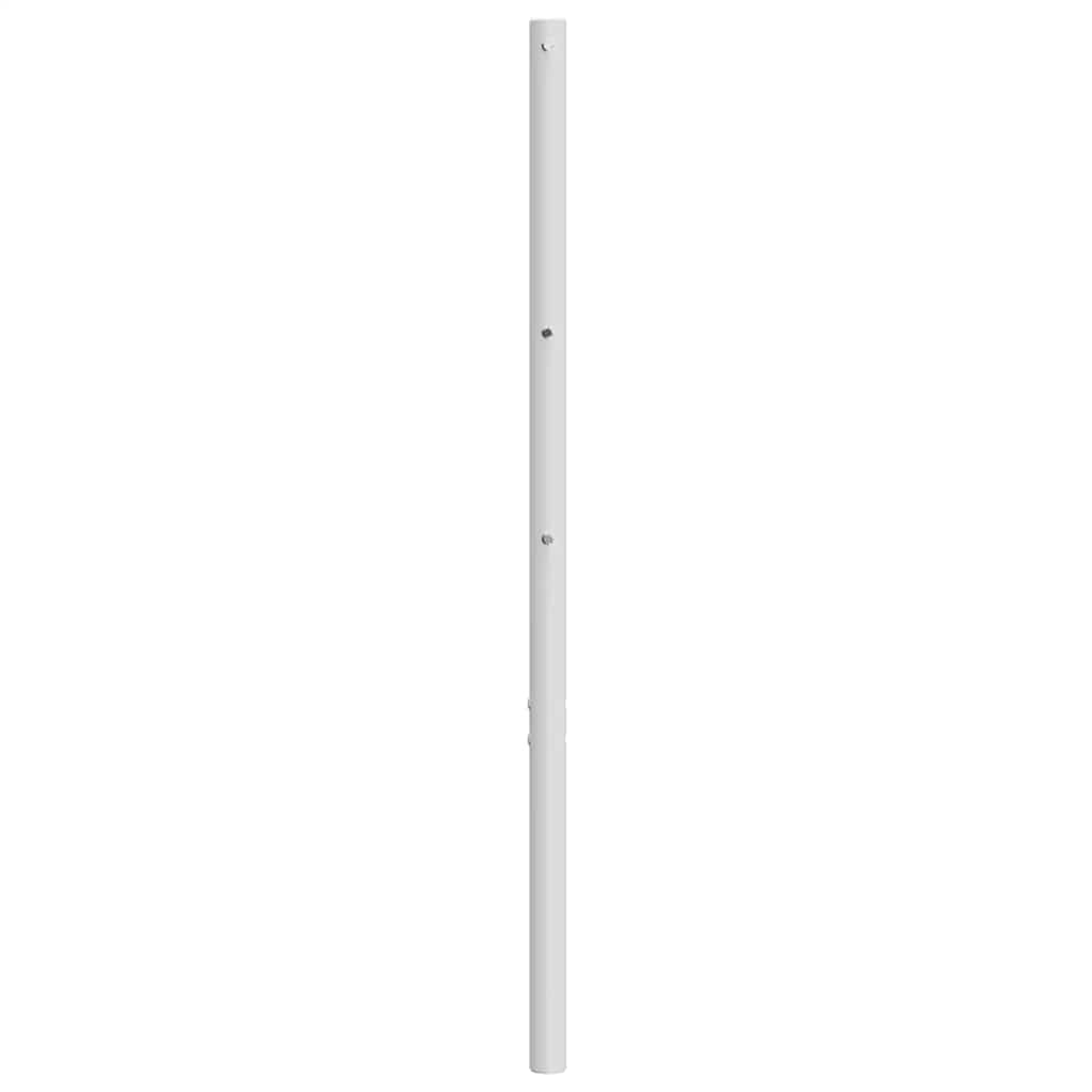 vidaXL Kopfteil Metall Weiß 120 cm