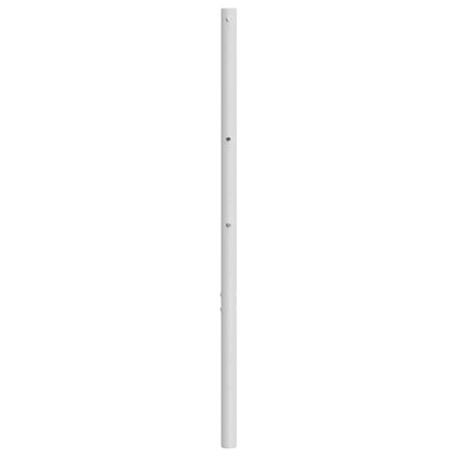 vidaXL Ersatz-Kopfteil Metall Weiß 140 cm