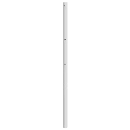 vidaXL Ersatz-Kopfteil Metall Weiß 150 cm